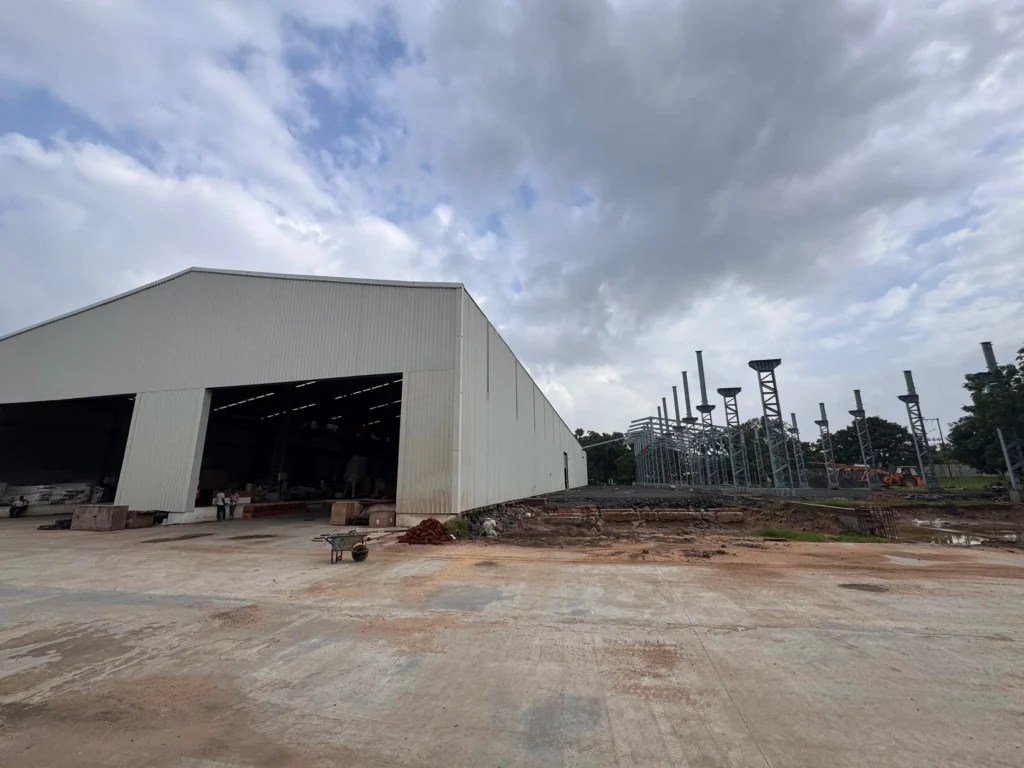 Industrial Warehouse Shed 2 — 35,000 sq ft Clear-Span Facility, Vadodara, Gujarat
