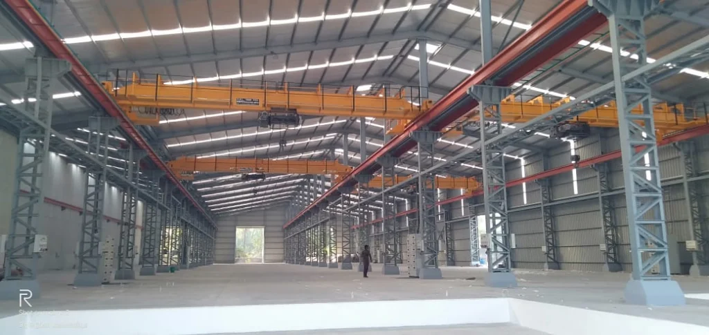 Industrial Warehouse Shed 1 — 50,000 sq ft Clear-Span Facility, Vadodara, Gujarat