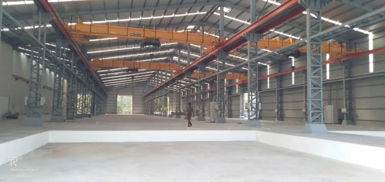 Industrial Warehouse Shed 1 — 50,000 sq ft Clear-Span Facility, Vadodara, Gujarat
